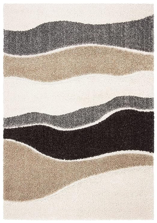 Sand Wave Shaggy Rug