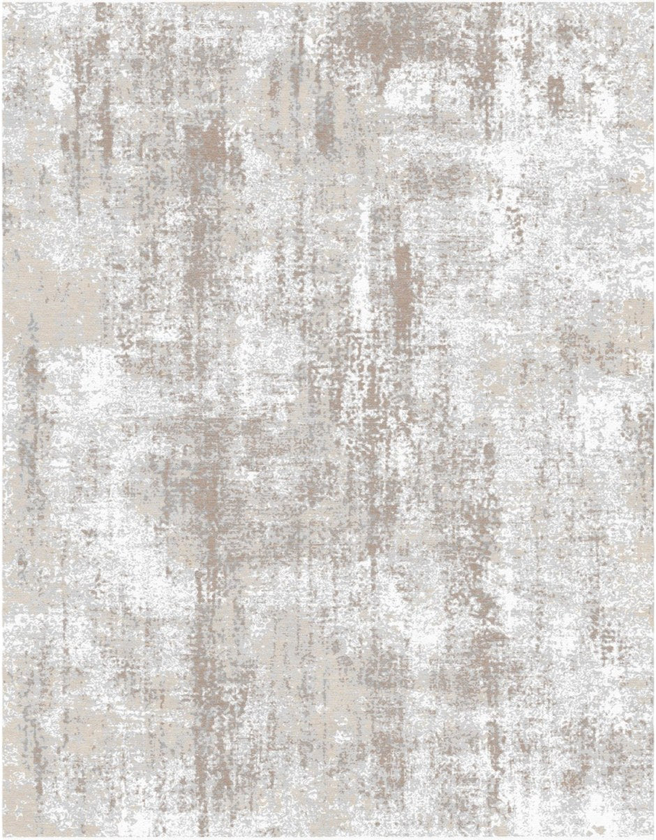 Almond Abstract Texture Modern Area Rug, flat view
