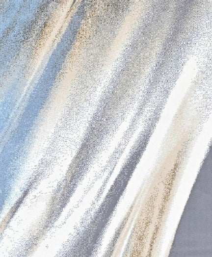 Iron Brushstroke Modern Area Rug pattern detail