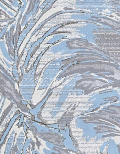 Iron Leaf Splash Modern Area Rug pattern detail