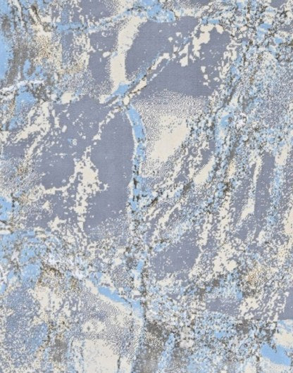 Iron Marble Cloud Modern Area Rug pattern detail