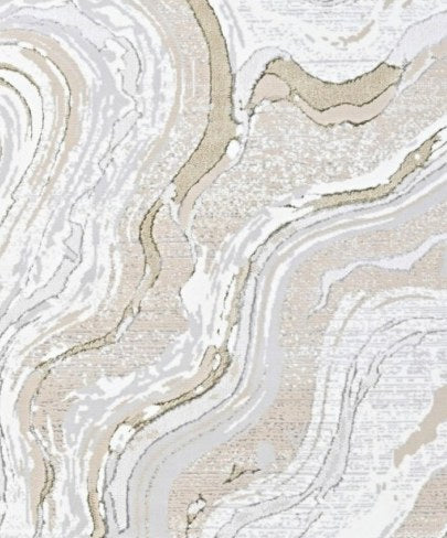 Pearl Soft Marble Modern Area Rug pattern detail