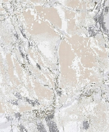 Platinum Marble Cloud Modern Area Rug pattern detail
