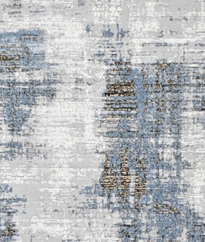 Platinum Mottled Abstract Modern Area Rug pattern detail