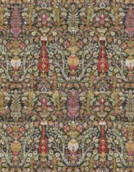 Ivory All-over Heritage Rug pattern detail