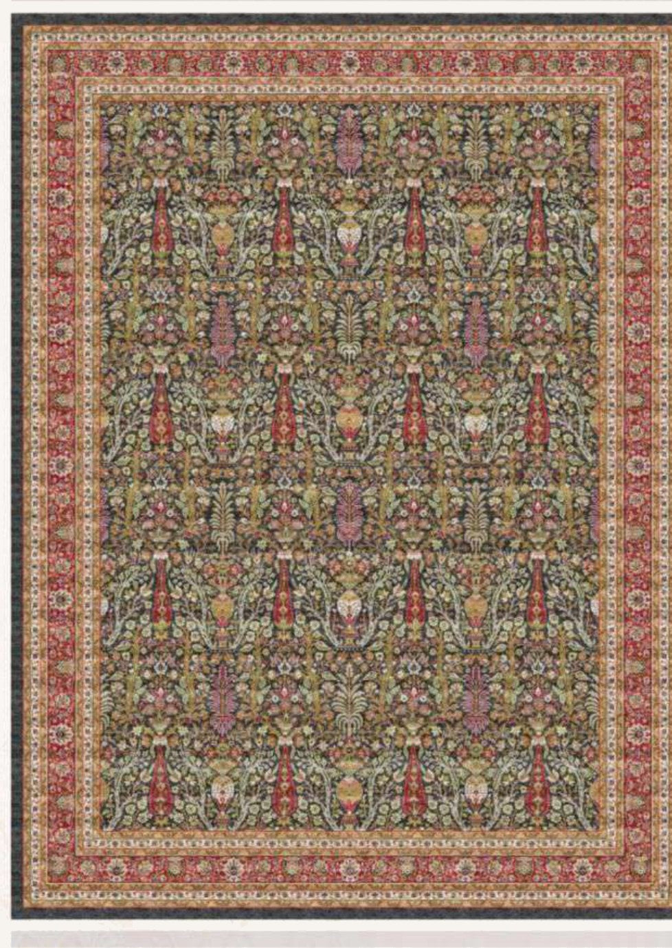 Ivory All-over Heritage Rug, flat view