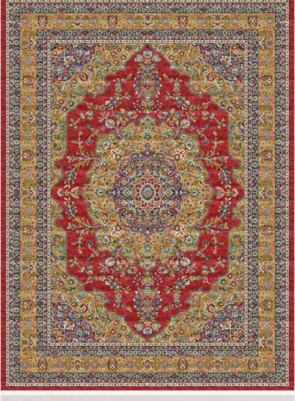Red Diamond Heritage Rug, flat view