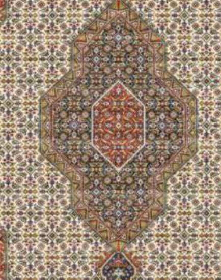 Ivory Diamond Heritage Rug pattern detail