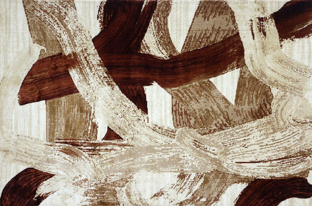 Borough Abstract Multi New York Area Rug, flat view
