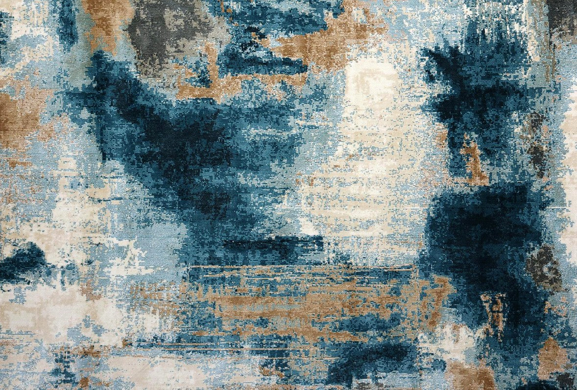Bridge Abstract Multi New York Area Rug, flat view