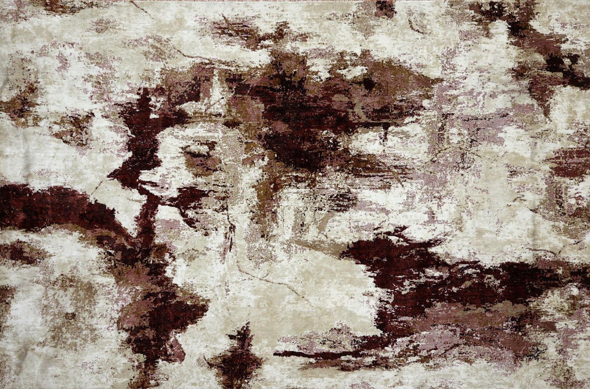 Mahogany Splash New York Area Rug, flat view