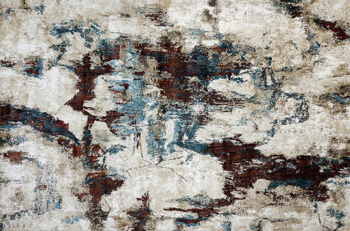 Slate Splash New York Area Rug, flat view