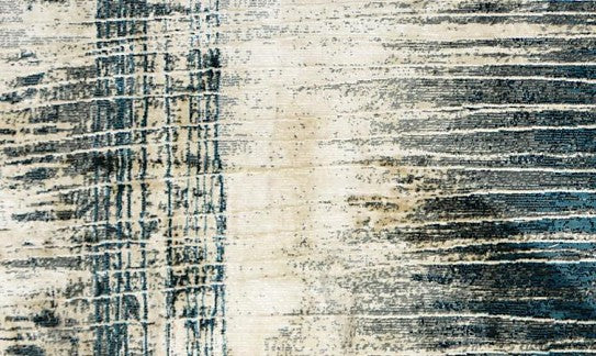 Smoke Abstract Multi New York Area Rug pattern detail