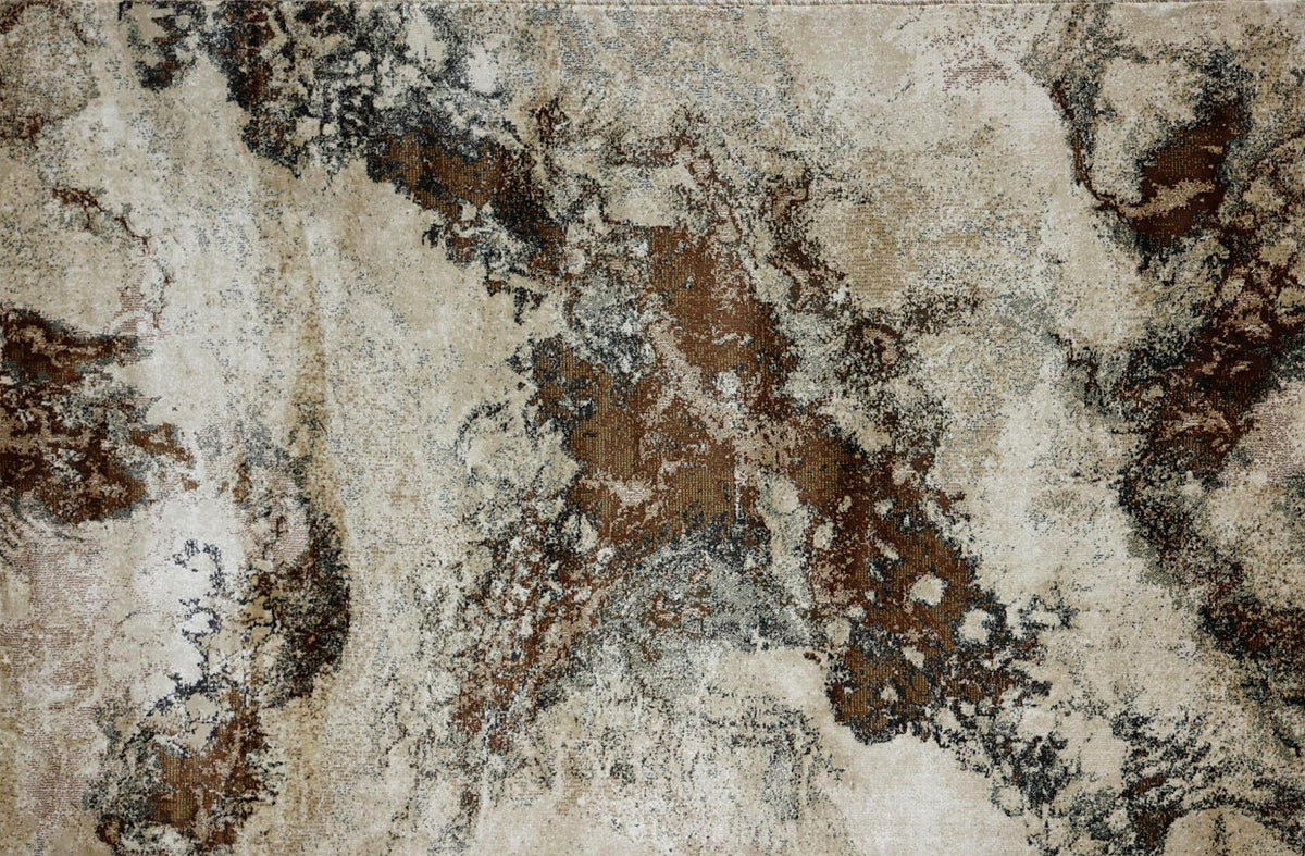 Stone Patch Abstract New York Area Rug, flat view