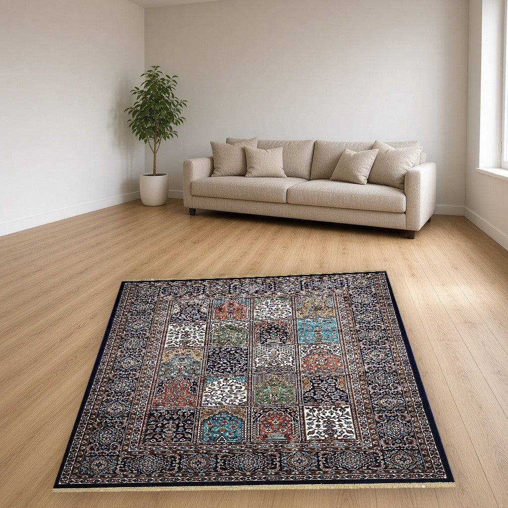 Black Niche Gallery Royal Area Rug in a living room