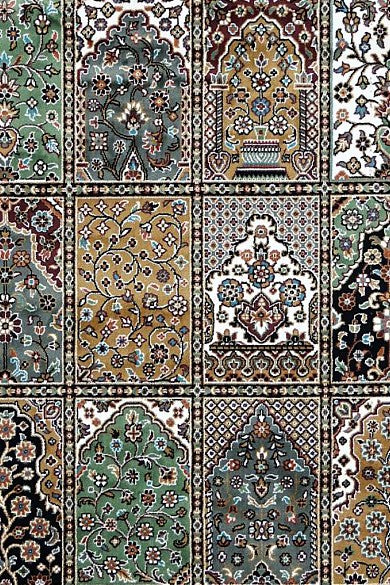 Green Niche Gallery Royal Area Rug pattern detail