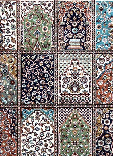 Navy Niche Gallery Royal Area Rug pattern detail