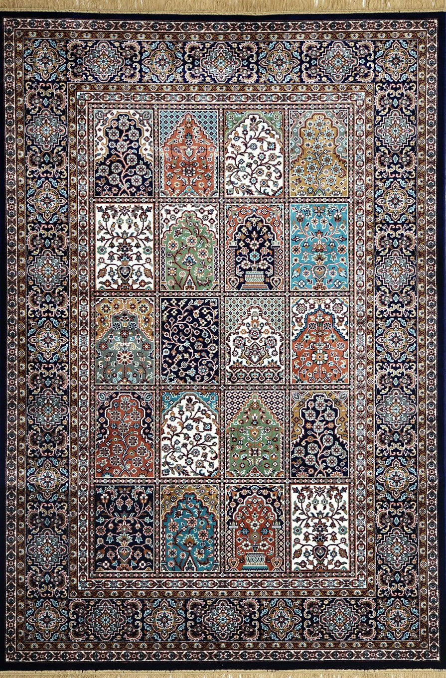 Navy Niche Gallery Royal Area Rug, flat view