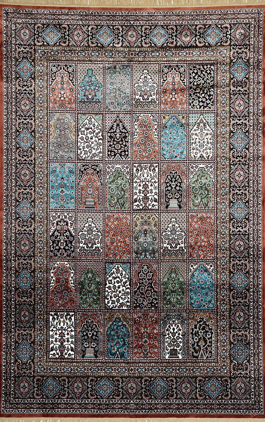 Rust Niche Gallery Royal Area Rug, flat view