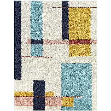 Coast Block Shaggy Rug