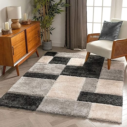 Mono Block Shaggy Rug
