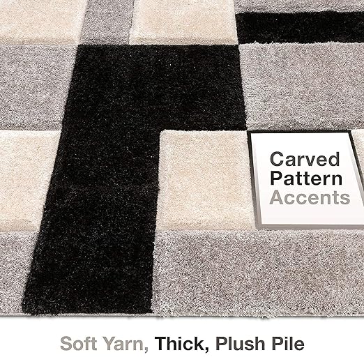 Mono Block Shaggy Rug
