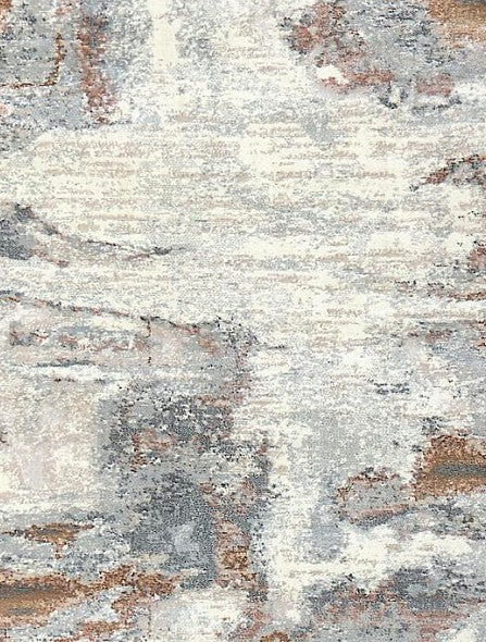 Copper Drift Abstract Area Rug pattern detail