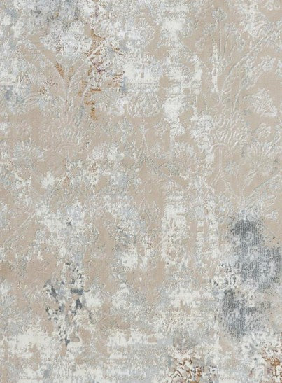 Rust Cloud Vintage Area Rug pattern detail
